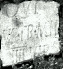 Frammento d'epigrafe murata Frammento d'epigrafe murata